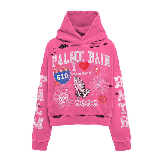 PALME BAIN PINK HOODIE